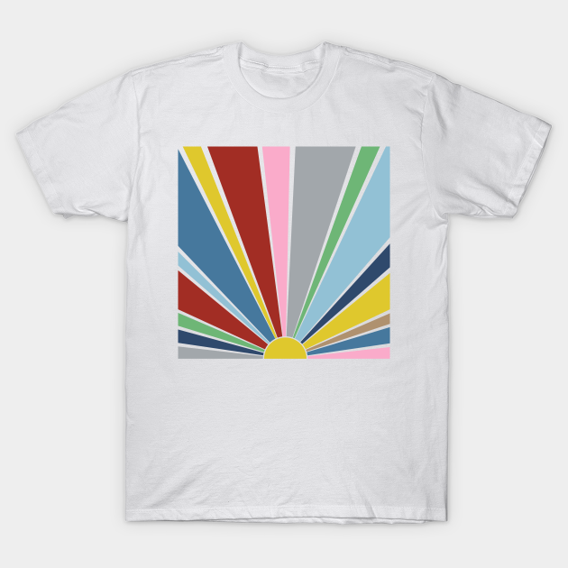 Sunrise Rainbow Color TShirt TeePublic